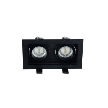 Nova Luce Cedi - Einbaustrahler - 183 x 100 mm, 180 x 95 mm Einbaumaß - sandschwarz