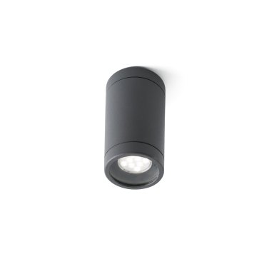 Faro Olot - Aufbaustrahler 1L - Ø 6 x 10,5 cm - IP44 - dunkelgrau