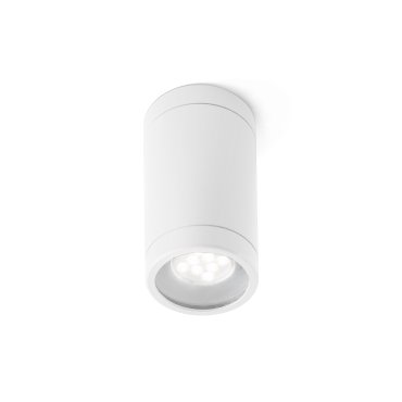 Faro Olot - Aufbaustrahler 1L - Ø 6 x 10,5 cm - IP44 - mattweiß