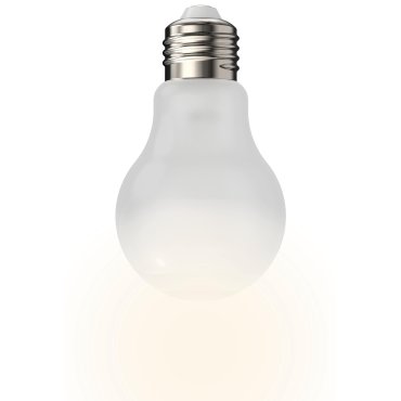 Daylight Italia Polifemo LED Lampe – Ø 6 x 10,5 cm – E27 – 7W dimmbar – 2700K – weiß