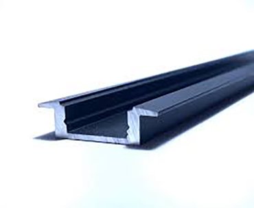 LED Profil - 2,5 x 0,7 cm - schwarz