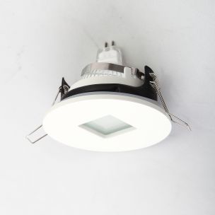 Maxlight H0042 - Einbaustrahler 1L - Ø 85 mm, Ø 70 mm Einbaugröße - IP65 - weiß