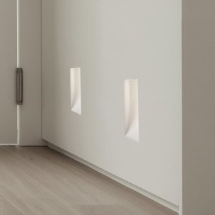 Nova Luce Eurona - Wandeinbauleuchte - 24,5 x 10,8 cm - weißer Gips