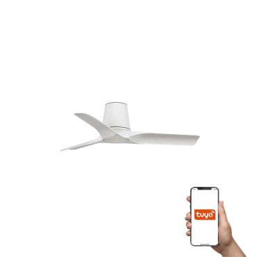 Faro Hey Tub S Tuya Smart - deckenventilator - Ø 90 cm -  matt weiß