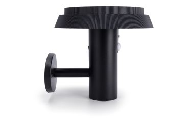 Integral LED True - solar-außenwandleuchte mit bewegungsmelder - 20 x 18,2 x 22 cm - 6W LED inkl. - einstellbare Lichtfarbe - IP65 - schwarz