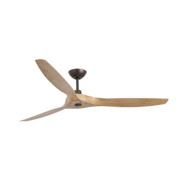 Faro Morea - Deckenventilator mit Fernbedienung mit Zeitschaltuhr - Ø 152 cm - braun