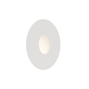 Nova Luce Passaggio - Wandeinbauleuchte - Ø 37 mm, Ø 32 mm Einbaumaß - 1W LED inkl. - IP54 - weiß