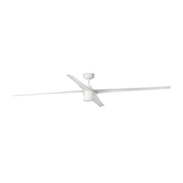 Faro Attos - Deckenventilator mit Licht und Fernbedienung - Ø 213 cm - 18W dimmbare LED inkl. - weiß