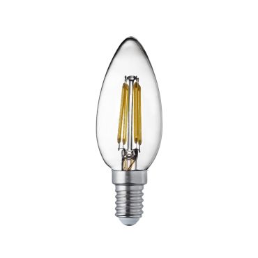 Searchlight LED Lampe - Ø 4 x 10 cm - E14 - 4.5W dimmbar (10er Set) - 2700K - transparent