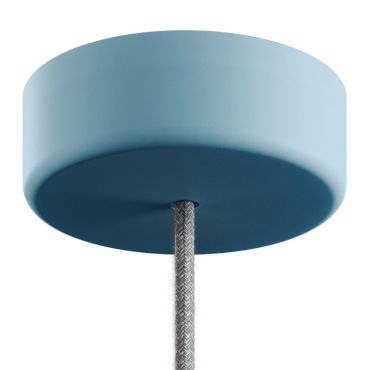 Creative Cables Eiva - weiche Silikon-Deckenkappe - ø 12,5 x 4 cm - IP65 - zartblau