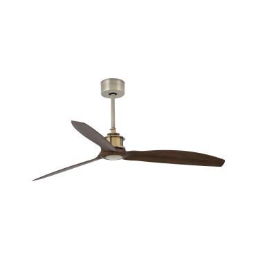 Faro Justfan - Deckenventilator mit Fernbedienung - Ø 128 cm - Messing antik und dunkelbraun