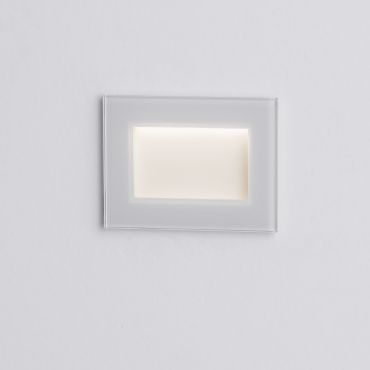 Nova Luce Olin - Wandeinbauleuchte - 10,2 x 7,8 x 5,8 cm - 3W LED inkl. - IP65 - Sand Weiß