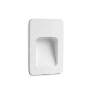 Faro Nase - Wandeinbauleuchte - 9 x 5,7 x 13,5 cm - 3W LED inkl. - IP44 - matt weiß