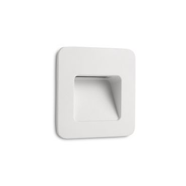 Faro Nase - Wandeinbauleuchte - 9,4 x 5,7 x 9,4 cm - 2,9W LED inkl. - IP44 - matt weiß