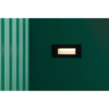 Faro Dart - Wandeinbauleuchte - 19 x x 3,6 x 8 cm - 5W LED inkl. - IP65 - mattschwarz