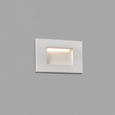 Faro Spark II - Wandeinbauleuchte - 10,5 x 7,5 cm - 5W LED inkl. - IP65 - mattweiß