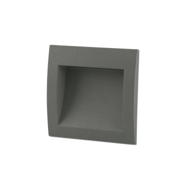 Faro Sedna - Wandeinbauleuchte - 9 x 7 x 9 cm - 1W LED inkl. - IP65 - dunkelgrau