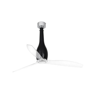 Faro Eterfan - Deckenventilator mit Fernbedienung - Ø 128 cm - schwarz und transparent