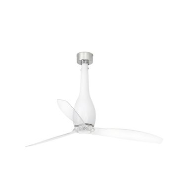 Faro Eterfan - Deckenventilator mit Fernbedienung - Ø 128 cm - matt weiß und transparent