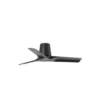 Faro Hey Tub S - deckenventilator - Ø 90 cm - matt schwarz