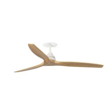 Faro Alo L - Deckenventilator mit Einbaufassung - Ø 152 cm - matt Weiß und Kiefer
