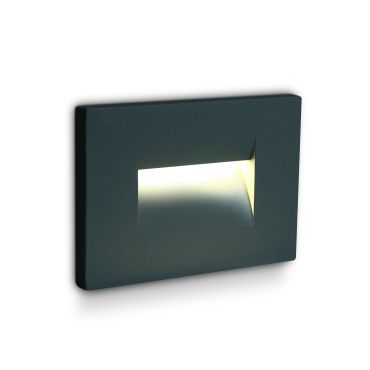 ONE Light Outdoor Dark Light - Außenwandleuchte - 10,7 x 6,5 x 7,5 cm - 3,6W LED inkl. - IP65 - anthrazit