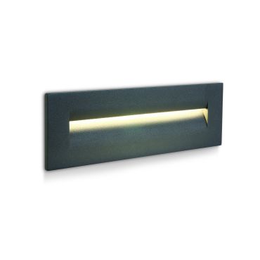 ONE Light Dark Light - Wandeinbauleuchte - 25 x 7,3 x 8,7 cm - 8,5W LED inkl. - IP65 - anthrazit