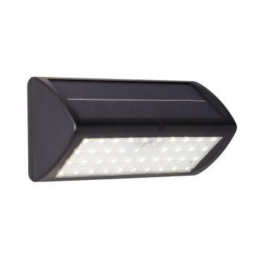 Searchlight Mola - Außenwandleuchte mit Solarsensor - 21 x 10,5 x 9 cm - 5W LED inkl - IP44 - anthrazit