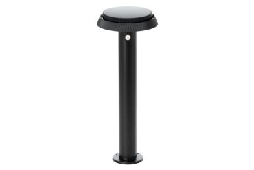 Integral LED True - solar-gartenleuchte mit bewegungsmelder - Ø 20 x 50 cm - 6W LED inkl. - einstellbare Lichtfarbe - IP65 - schwarz