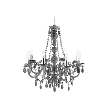 Searchlight Marie Therese - Kronleuchter - Ø 74 x 150 cm - anthrazitfarben