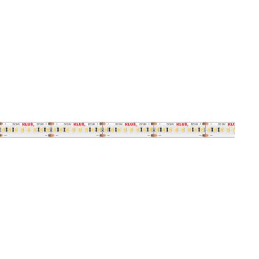 KLUS LED Streifen - 1cm breit, 500cm lang - 24Vdc - dimmbar - 14.4W LED pro Meter - 240 LEDs pro Meter - IP20