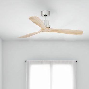 Faro Lantau L - Deckenventilator - Ø 132 cm - Nickel matt und Kiefer