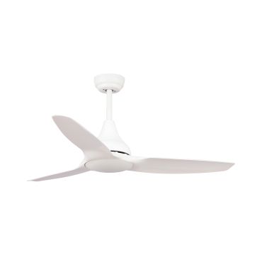 Nova Luce Samoa - Deckenventilator mit Licht und Fernbedienung - Ø 122 x 48 cm - 18W LED inkl. - weiß