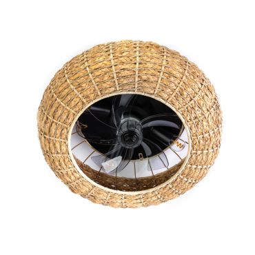 ETH Fan Nr. 8 - deckenventilator mit fernbedienung - Ø 48 cm - braun