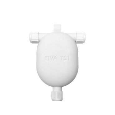Creative Cables EIVA 3-Wege - Silikon-Kabelhalter - 7,5 x 11,5 x 2,6 cm - IP65 - weiß