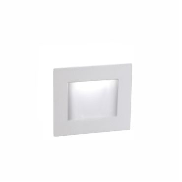 Nova Luce Krypton - Wandeinbauleuchte - 8 x 7 x 8 cm - 3W LED inkl. - IP54 - weiß