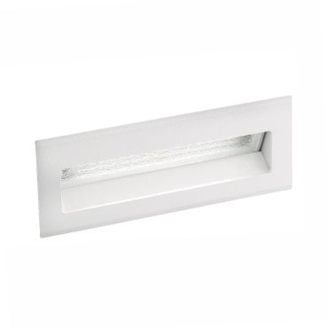 Nova Luce Krypton - Wandeinbauleuchte - 13,5 x 8 x 5,5 cm - 3W LED inkl. - IP54 - weiß