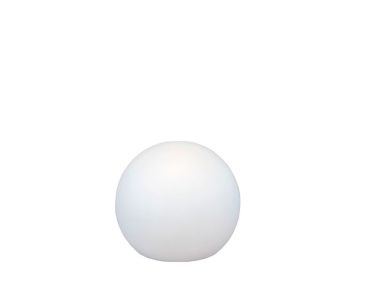New Garden Buly 40 - solarbetriebene Tischleuchte - Ø 40 x 26,5 x 35 cm - 1W RGB LED inkl. - IP68 - weiß