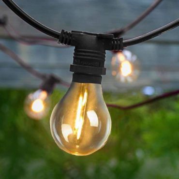 New Garden girlande Allegra - solarbetriebene Lichtergirlande - 8m Girlande, davon 3m Schnur - 10 LED-Lampen inkl. - IP44 - schwarz