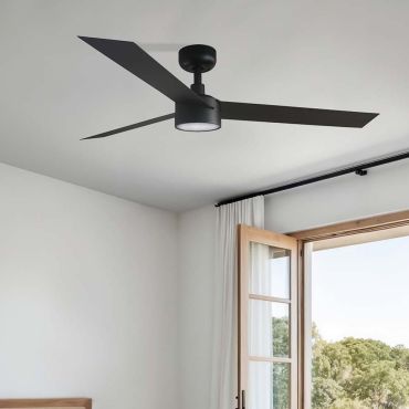 Faro Cruiser L - Deckenventilator mit Licht - Ø 132 cm - matt schwarz