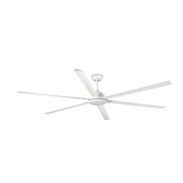 Faro Rotterdam 25 XXL – deckenventilator mit licht und fernbedienung – Ø 250 cm – 32W LED inkl. – matt weiß