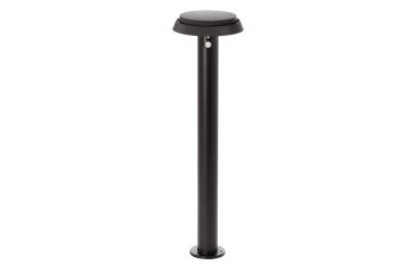 Integral LED True - solar-gartenleuchte mit bewegungsmelder - Ø 20 x 70 cm - 6W LED inkl. - einstellbare Lichtfarbe - IP65 - schwarz