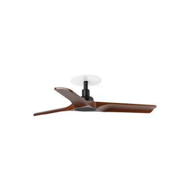 Faro Heywood S - Deckenventilator mit Einbaufassung - Ø 90 cm - matt schwarz und dunkle walnuss