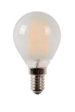 Lucide LED Glühbirne - Ø 4,5 x 7,7 cm - E14 - 4W dimmbar - 2700K - alabaster