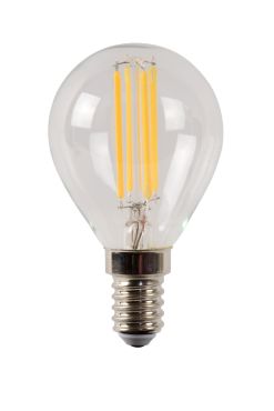Lucide LED Glühbirne - Ø 4,5 x 7,7 cm - E14 - 4W dimmbar - 2700K - transparent