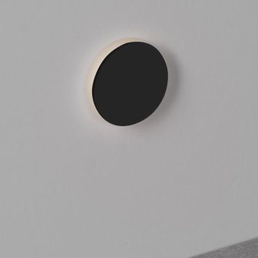 Nova Luce Compo - Wandeinbauleuchte - Ø 5 x 9 cm - 1W LED inkl. - IP67 - Sand schwarz