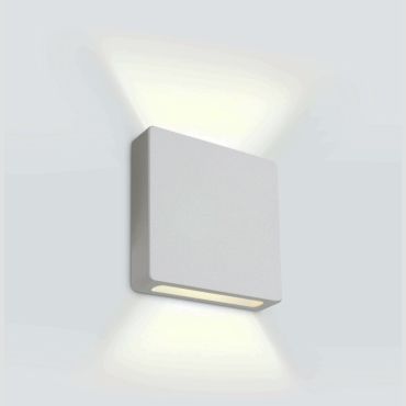 ONE Light Dark Light Step Series - Wandeinbauleuchte - 5 x 4 x 5 cm - 2W dimmbare LED inkl. - IP65 - weiß