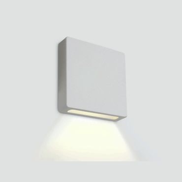 ONE Light Dark Light Step Series - Wandeinbauleuchte - 5 x 4 x 5 cm - 2W dimmbare LED inkl. - IP65 - weiß