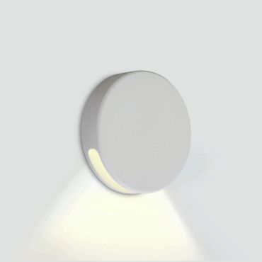 ONE Light Dark Light Step Series - Wandeinbauleuchte - Ø 5 x 4 cm - 2W dimmbare LED inkl. - IP65 - weiß