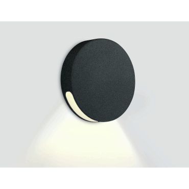ONE Light Dark Light Step Series - Wandeinbauleuchte - Ø 5 x 4 cm - 2W dimmbare LED inkl. - IP65 - schwarz